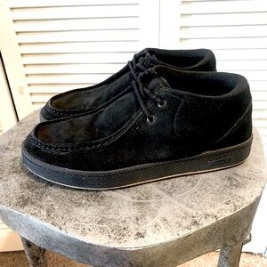 Ipath Cats Black Suede Skater Shoes stash pocket Men’s size 11 1/2